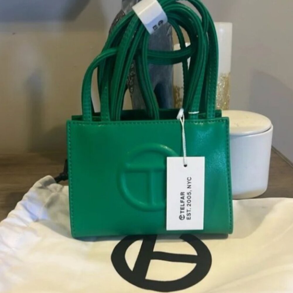 Telfar Small Size Shopping Bag-Green🆕